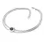 Dámský náramek bílé zlato 585/1000 přírodní diamant 0.084 ct černé 10902-NR02-B-Black