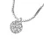 Dámský náhrdelník bílé zlato 585/1000 přírodní diamant 0.286 ct G/SI kuličkou posetou 10971-NH01-B