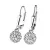 Dámské náušnice bílé zlato 585/1000 přírodní diamant 0.572 ct G/SI visací kuličky 10971-KL-B-DIA