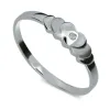 Dámský prsten bílé zlato 585/1000 přírodní diamant 0.012 ct G/SI DF1876