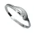 Dámský prsten bílé zlato 585/1000 s přírodním diamantem 0.020 ct G/SI DF-1662-B-DIA