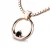 Dámský přívěsek žluté zlato 585/1000 140023-CV-ZIR-Black